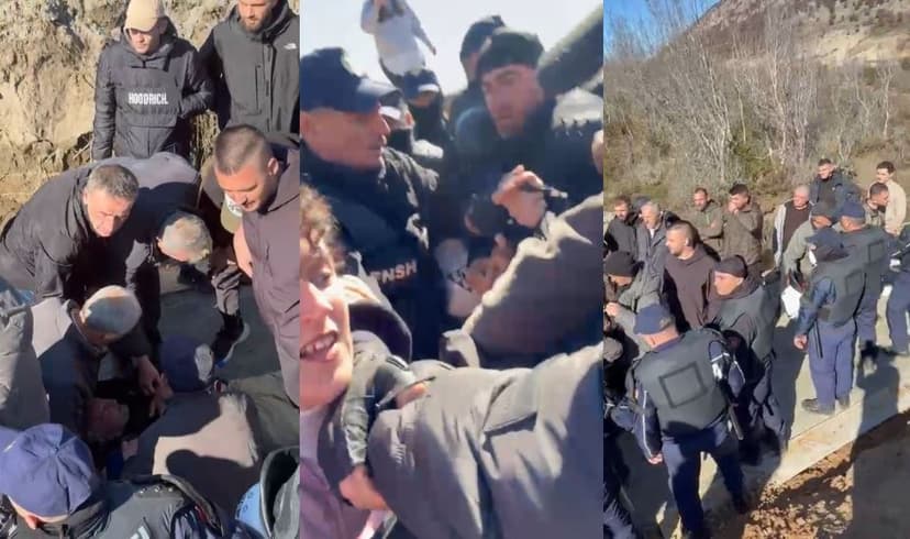Clashes Between Residents and Police at Rrjoll Resort Construction Site
