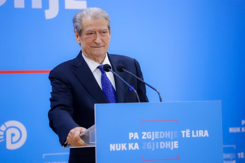 Albanian Opposition Leader Berisha Accuses PM Rama of Corruption and Announces Protests