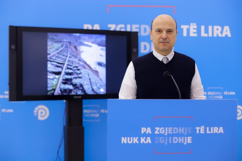 Albanian Opposition Denounces River Exploitation and Road Collapse in Librazhd