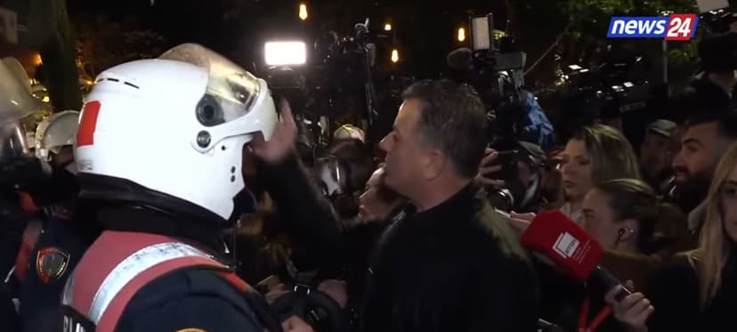 Protests in Tirana escalate with molotovs at former dictator's villa