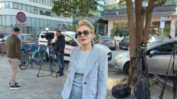 Monika Kryemadhi Appears Before SPAK, Makes Ironic Remarks