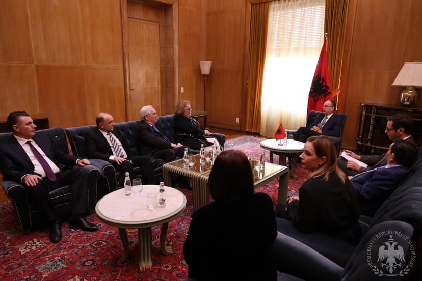 President Begaj Meets Academics from Albania and Kosovo, Praises Role in National Identity