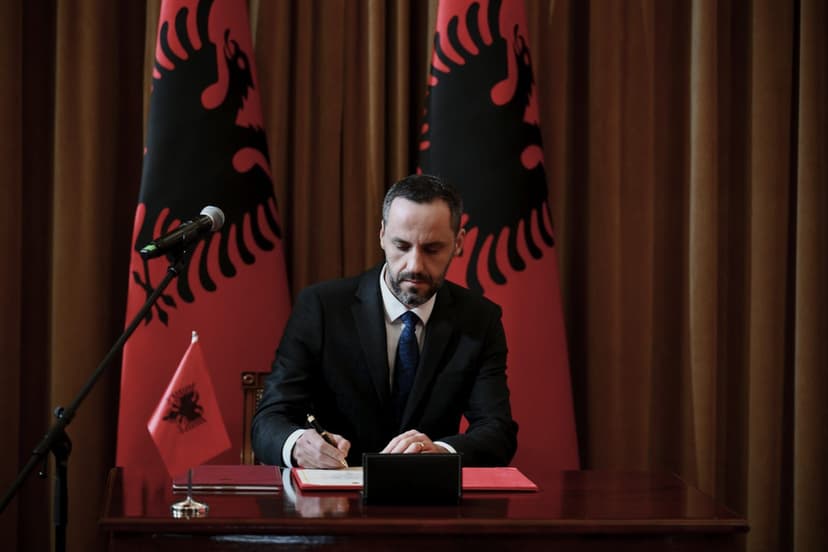Besfort Lamallari Sworn in as Albanian Interior Minister