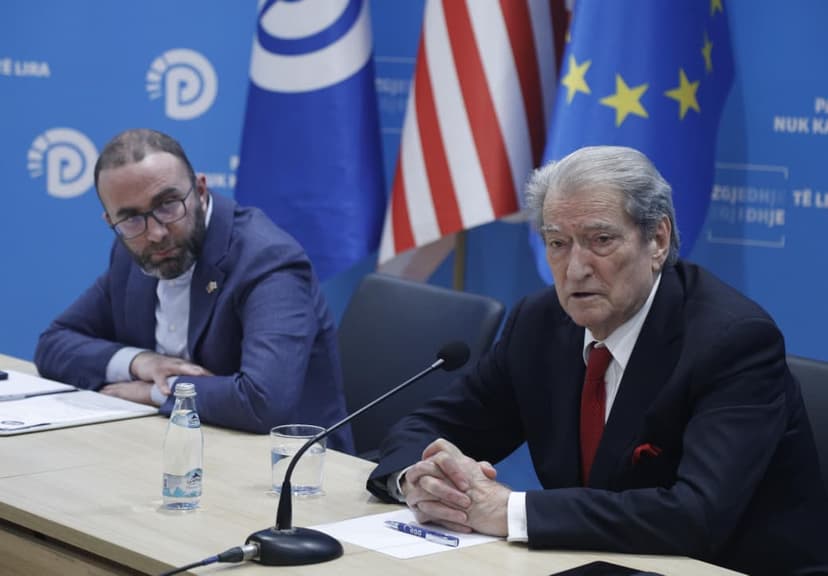 Sali Berisha Accuses Albanian PM Rama of Corruption and Anti-National Policies