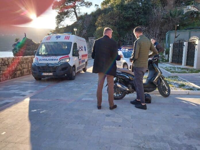 Motorcyclist Hits Boy on Promenade in Herceg Novi, Montenegro