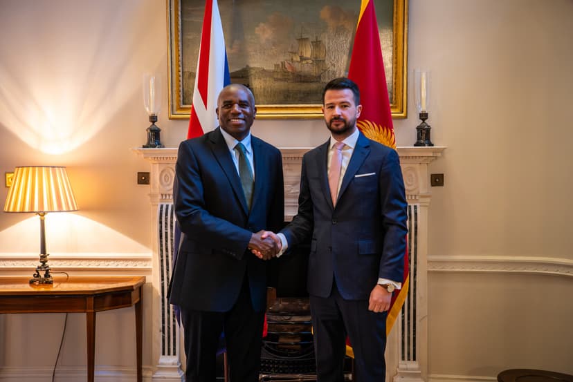 Montenegro and UK Agree to Intensify Cooperation Against Organized Crime