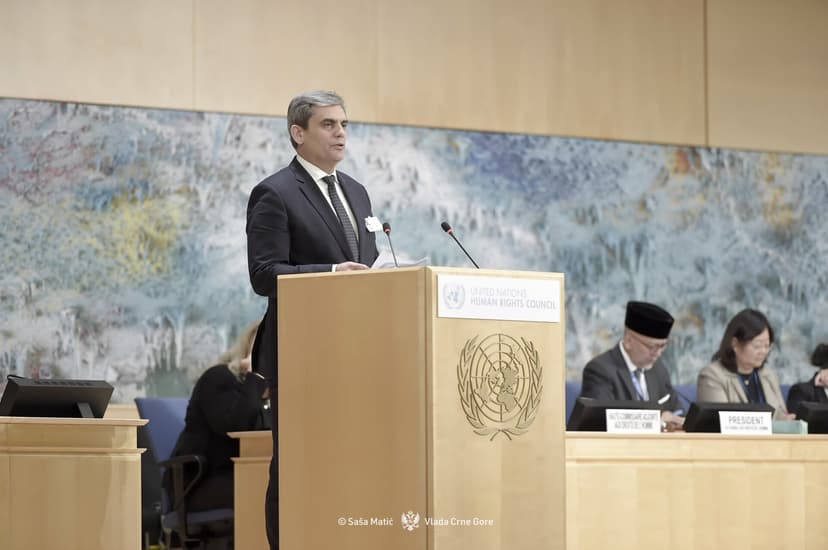 Montenegro Affirms Commitment to Multilateralism and Human Rights
