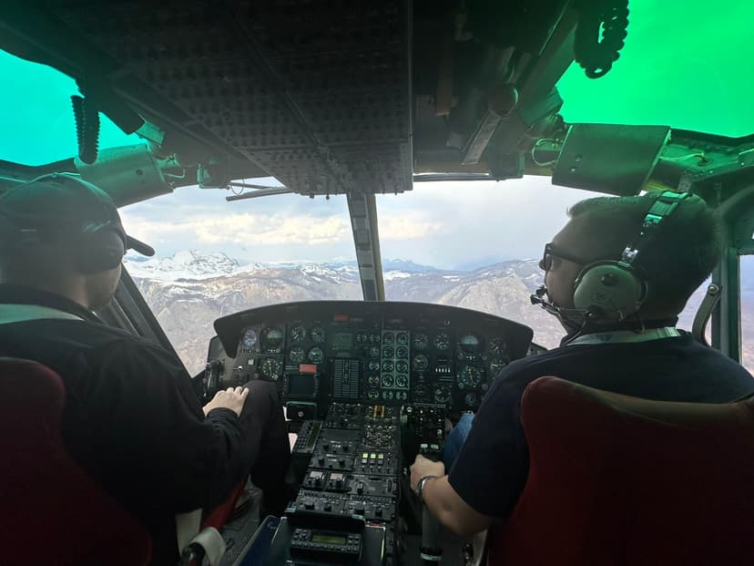 Helikopterska evakuacija sa Sinjajevine: Ženska osoba sa povrijeđenom kičmom hitno prebačena u KCCG