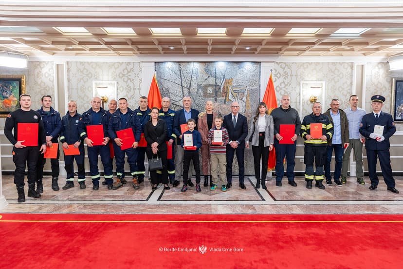 Ministry of Interior awarded members of the protection and rescue system