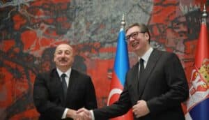 Serbian and Azerbaijani Presidents Discuss Middle East Conflict