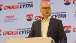 SNS President Miloš Vučević Meets Chinese Ambassador Li Ming