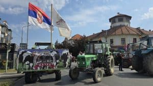 Farmers Protest in Bogatić in Support of Colleagues