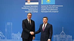 Serbian President Vučić Discusses Cooperation with Kazakhstan PM Bektenov
