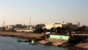 Rocket Hits Helipad Inside US Embassy Complex in Baghdad