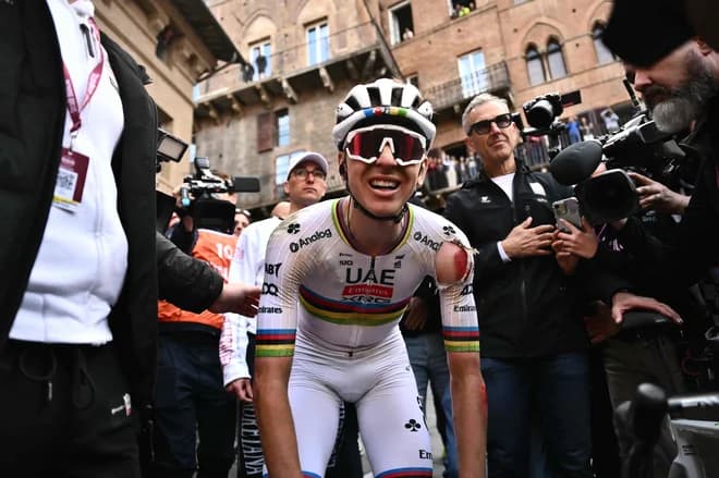 Special tribute to Pogačar before the hunt for a fourth victory in Tuscany