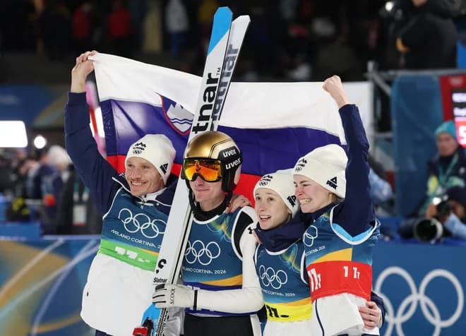 Champions from the Prevc family ride the wave of victory towards Planica