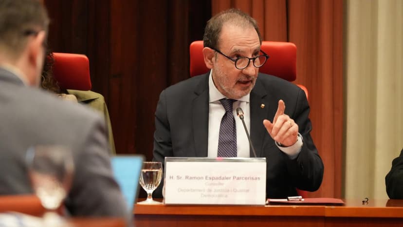 Espadaler Presents Justice Budget to Decongest Courts