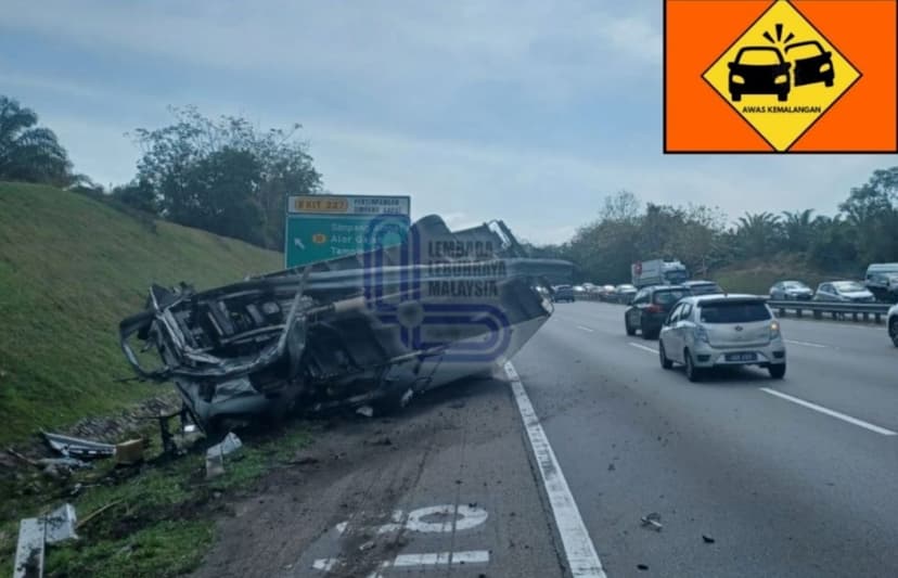 Crash near Pedas Linggi triggers 17km tailback on North–South Expressway