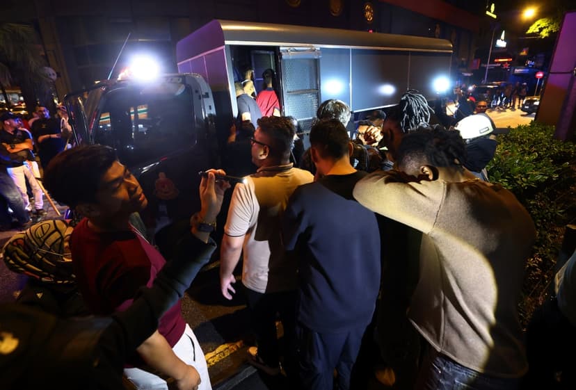 Immigration Officer Injured, 48 Foreigners Detained in Bukit Bintang Raid