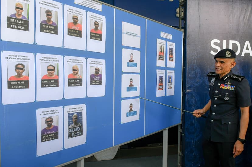 Police Arrest Nine Suspects in Gang-Related Cable Thefts Across Malaysian States