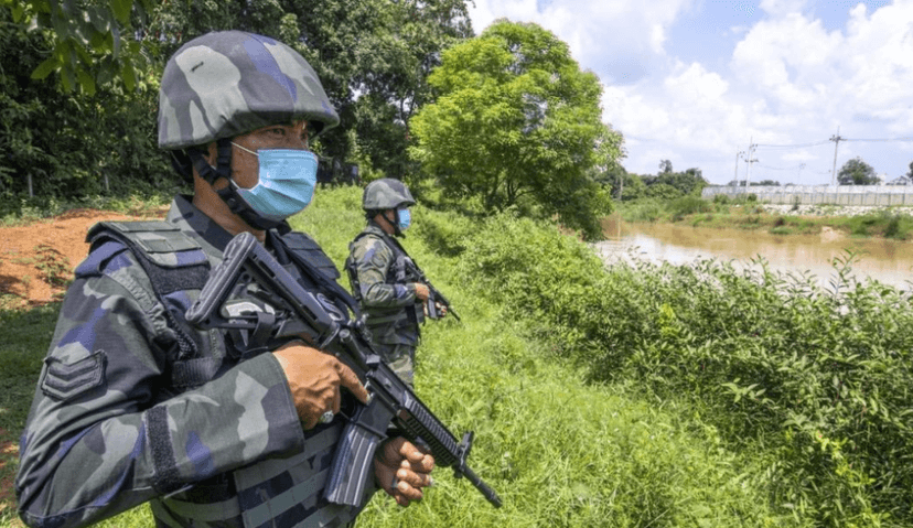 GOF Tightens Security Along Sungai Golok Border as Water Levels Drop