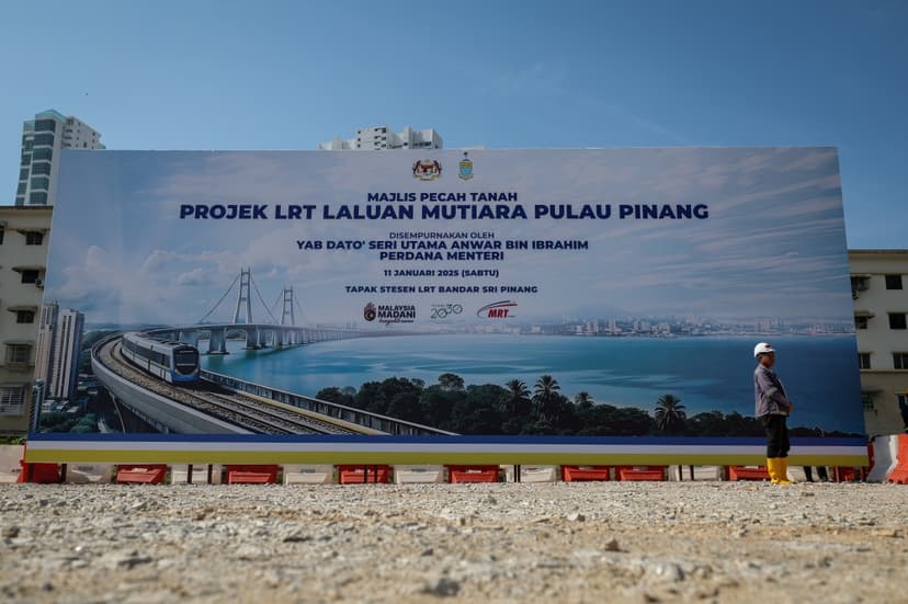 Penang’s LRT Mutiara Line to feature eight-minute cross-sea rail link between island and mainland