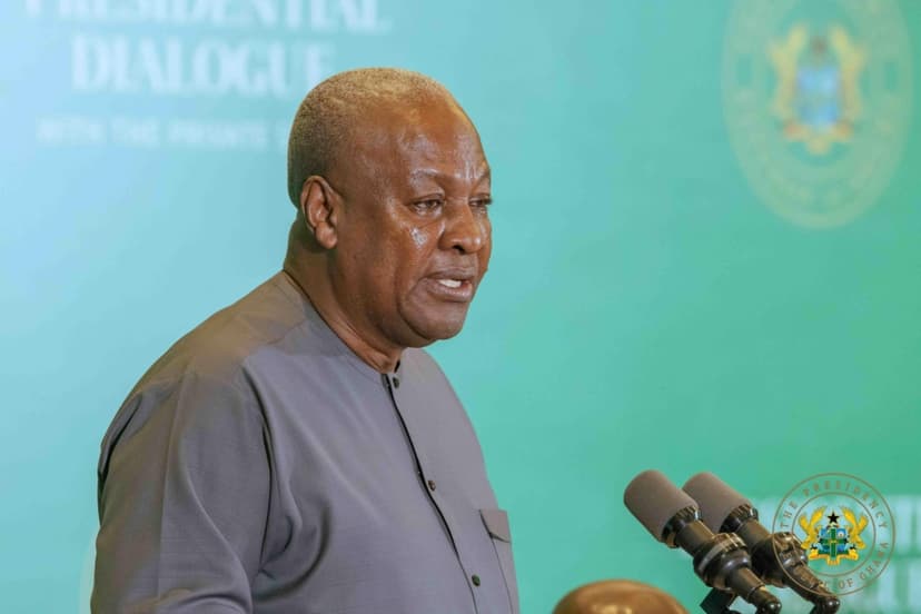President Mahama outlines reforms to boost Ghana’s manufacturing competitiveness