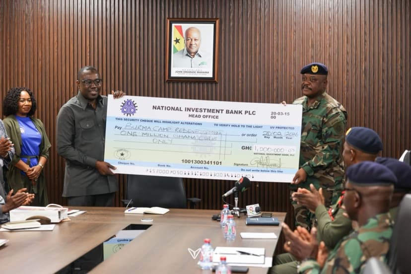 Ghana's NIB Commits GH¢1 Million to Military Housing Project
