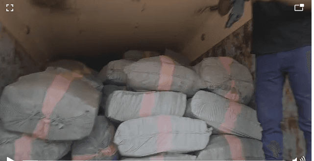Oti Region police bust suspected drug truck, seize over 7,000 marijuana parcels