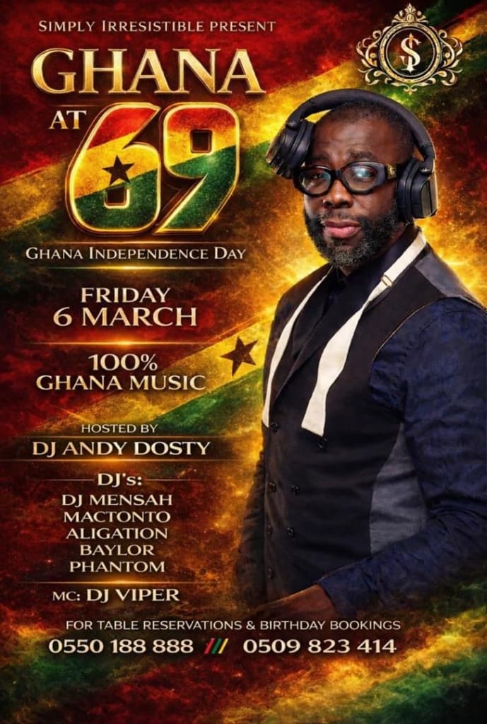 Soho to mark Ghana’s 69th Independence with star-studded weekend celebrations