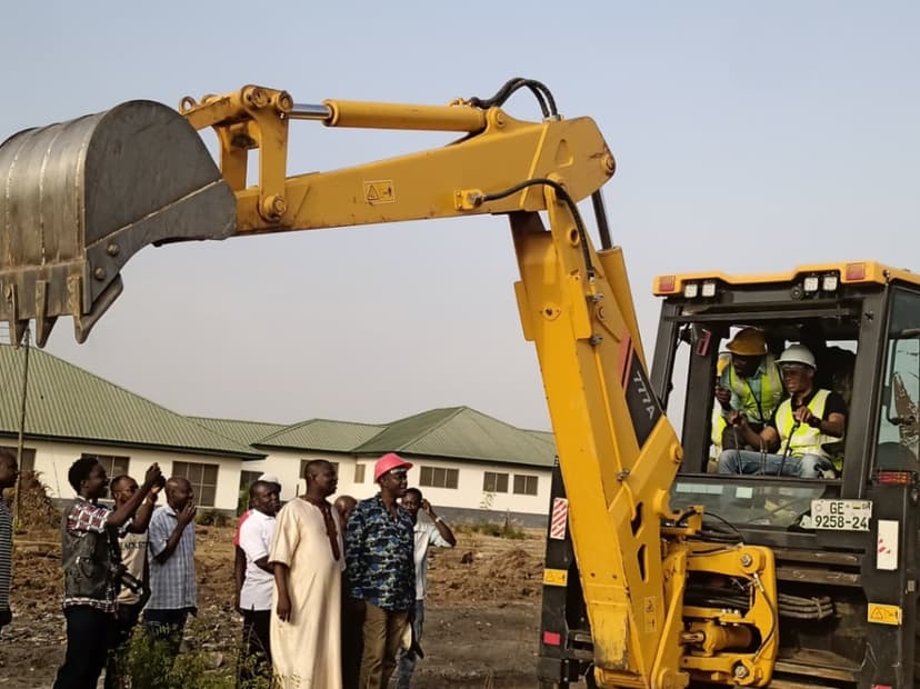 Deputy minister breaks ground for Bole SHS infrastructure boost