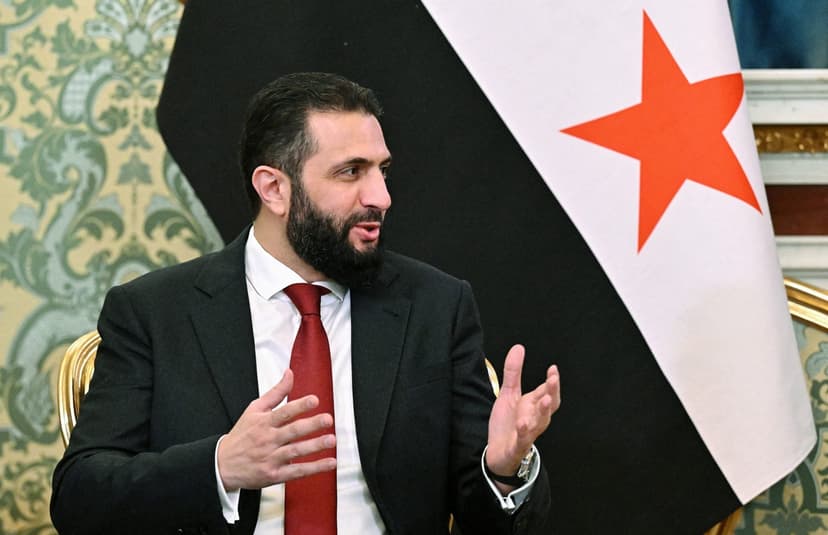 Syrian President Al-Saraa Supports Lebanon's Plan to Disarm Hezbollah