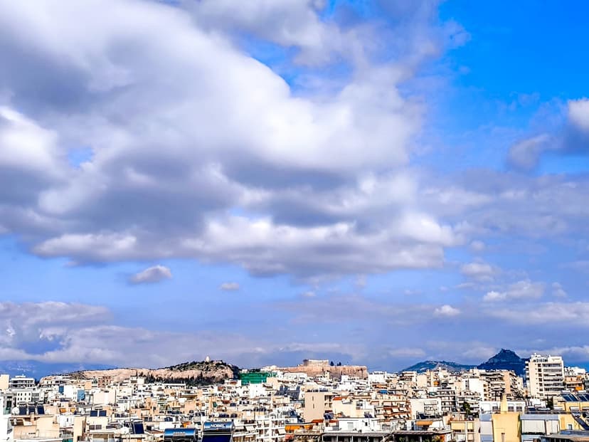 Weather Forecast: Clouds with Local Rain in Greece
