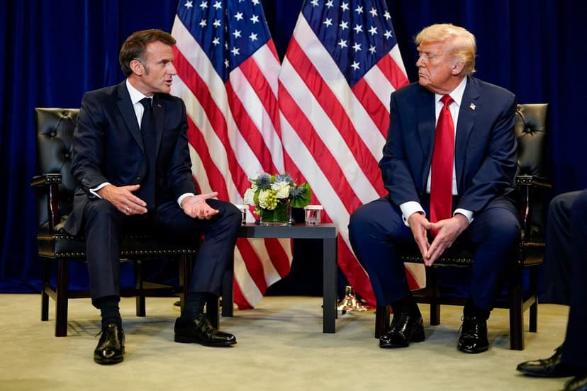 Macron Urges Trump to Lift Sanctions on European Officials