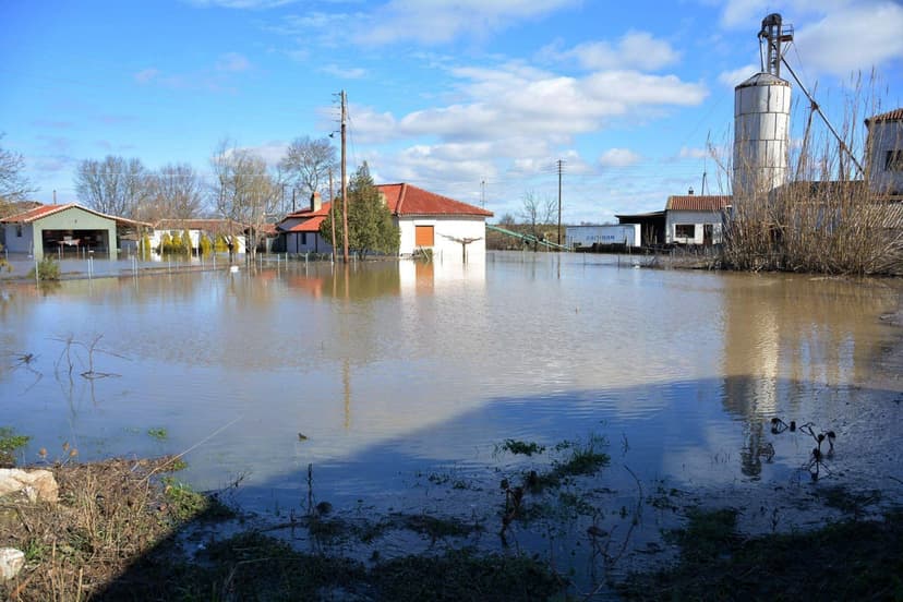 Over 100,000 Acres Flooded in Greece's Evros Region
