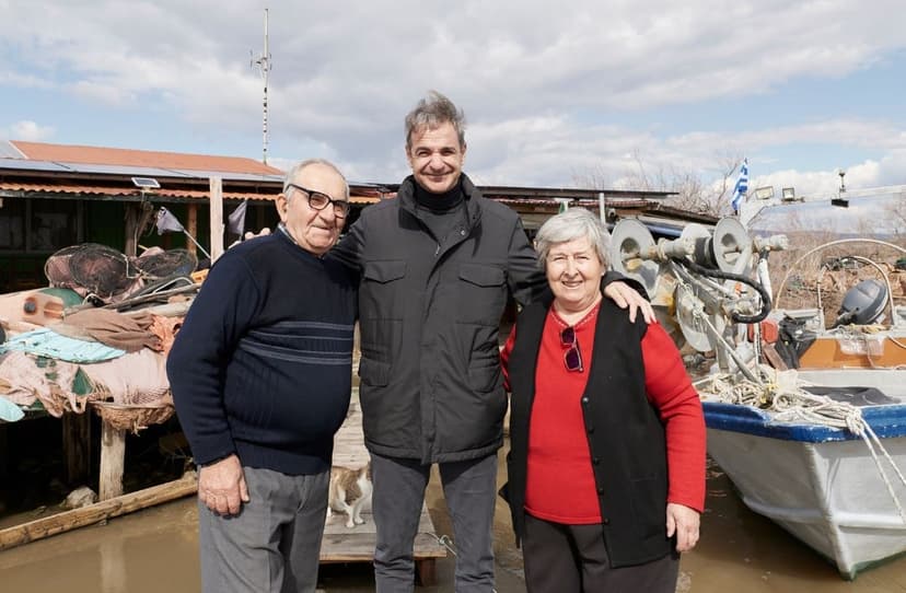 Greek PM Mitsotakis Thanks 'Lady of the Delta'