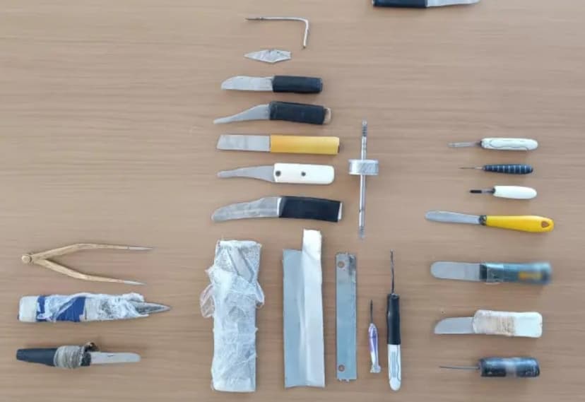 Raid on Domokos Prison Uncovers Weapons and Mobile Phones