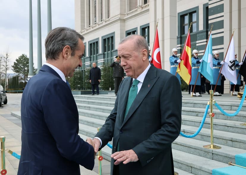 Erdoğan Discusses Turkish Minority with Mitsotakis After Ankara Meeting