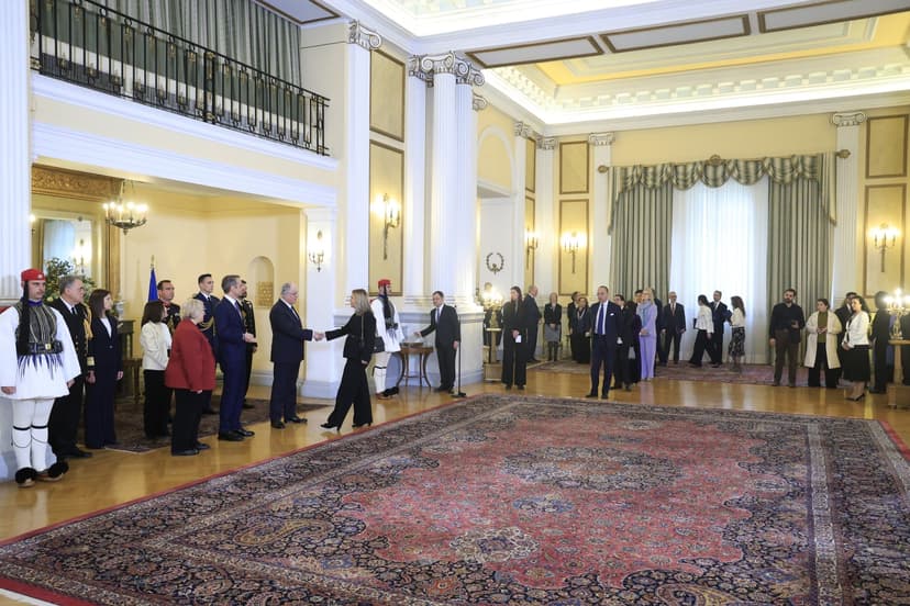 Greek President Hosts Diplomatic Reception in Athens
