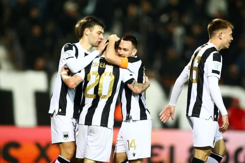 Άνετο 2-0 ο ΠΑΟΚ με τον Αστέρα Τρίπολης