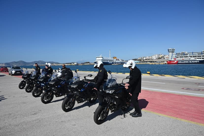 Piraeus Port Authority Donates Motorcycles and Equipment to Hellenic Coast Guard