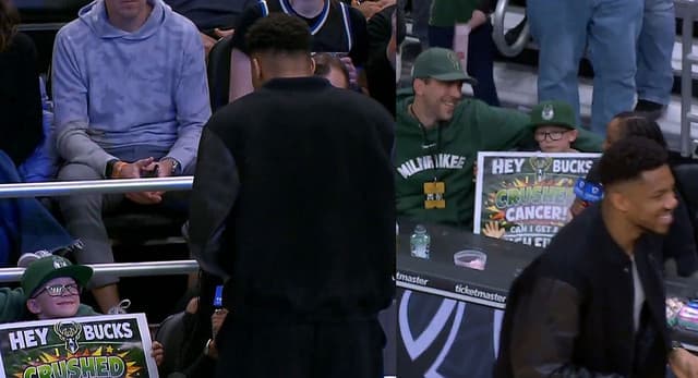 Giannis Antetokounmpo Shares Touching Moment with Young Cancer Survivor Fan