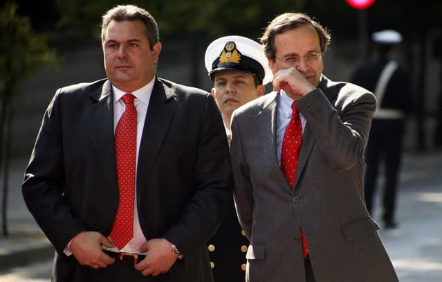 Kammenos Criticizes Samaras as 'Retired Former Prime Minister'