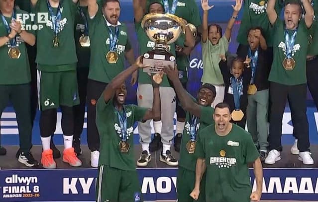 Panathinaikos Wins Greek Basketball Cup