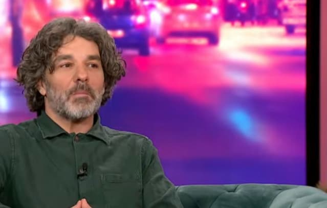 Petros Lagoutis on a reporter's question after his breakup: How can it not bother me that you're entering my life? It was infuriating.