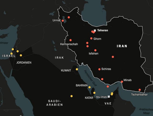 German forces' bases in Jordan and northern Iraq targeted by Iranian attacks
