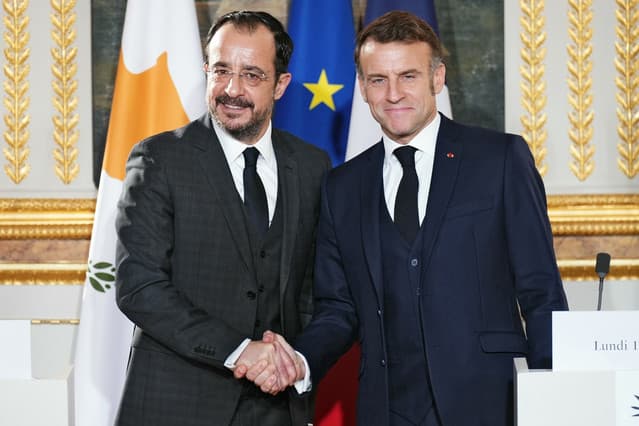 Cypriot President Thanks Macron for French Support