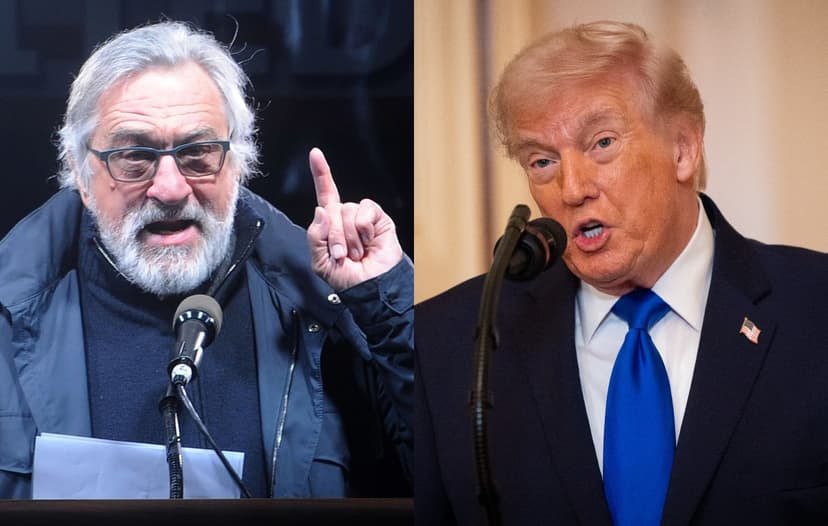 Robert De Niro gets emotional during passionate call to “save this country” from fucked up” Trump