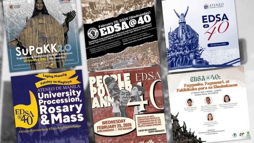 Philippines Commemorates 40th EDSA People Power Revolution Anniversary