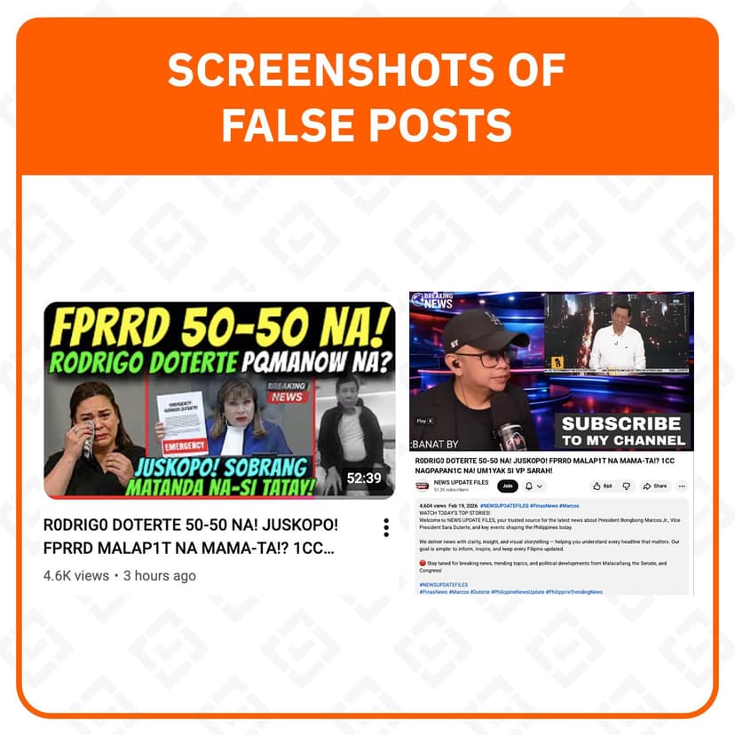 Fact Check: No Proof of Duterte in 'Critical' Condition